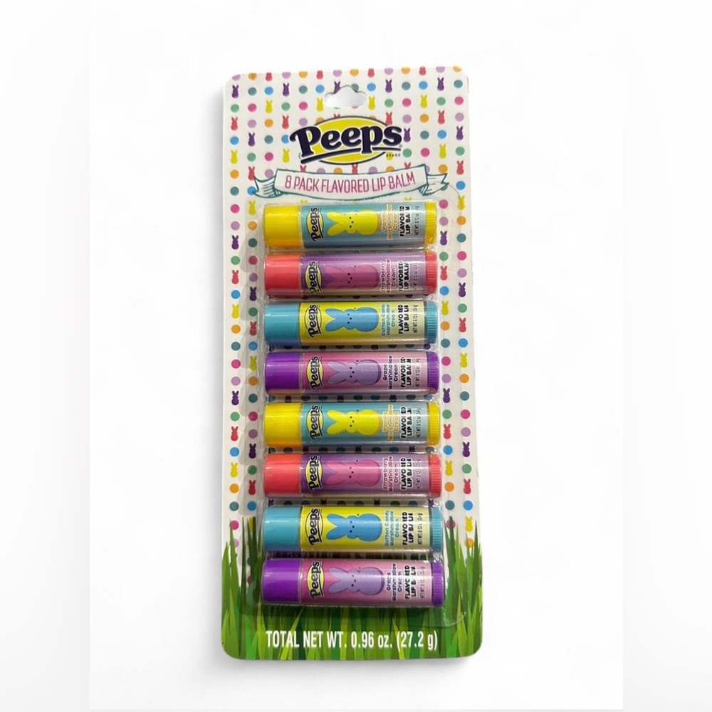 Peeps Flavored Lip Balm 8-Pack - Multicolor